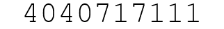 Number 4040717111.