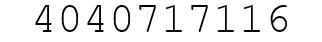 Number 4040717116.