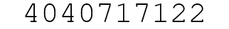 Number 4040717122.