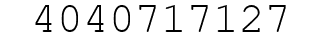 Number 4040717127.