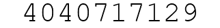 Number 4040717129.
