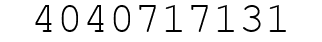 Number 4040717131.