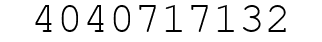 Number 4040717132.