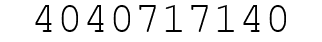 Number 4040717140.