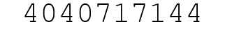 Number 4040717144.