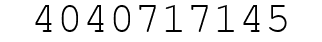 Number 4040717145.