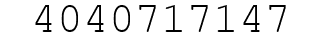 Number 4040717147.