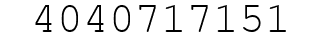 Number 4040717151.