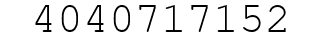 Number 4040717152.