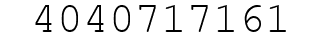 Number 4040717161.