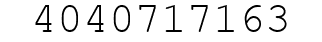 Number 4040717163.