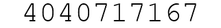 Number 4040717167.