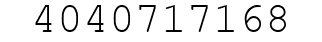 Number 4040717168.