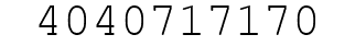 Number 4040717170.