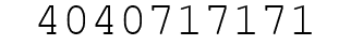 Number 4040717171.