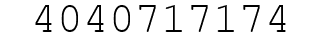 Number 4040717174.