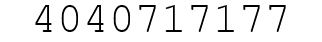 Number 4040717177.