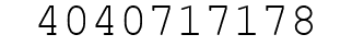 Number 4040717178.