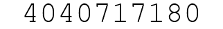 Number 4040717180.