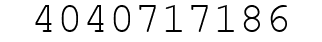 Number 4040717186.