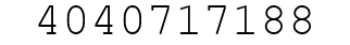 Number 4040717188.
