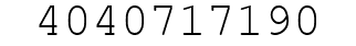 Number 4040717190.