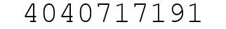 Number 4040717191.
