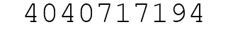 Number 4040717194.