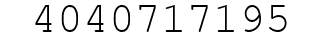 Number 4040717195.