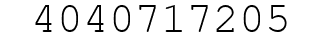 Number 4040717205.