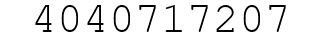 Number 4040717207.