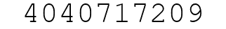 Number 4040717209.