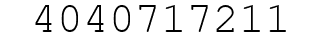 Number 4040717211.