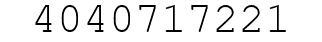 Number 4040717221.