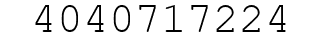 Number 4040717224.