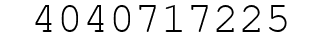 Number 4040717225.