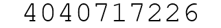Number 4040717226.