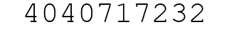 Number 4040717232.