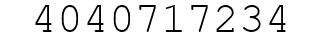 Number 4040717234.