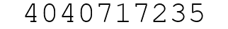 Number 4040717235.