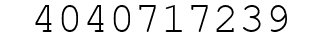 Number 4040717239.