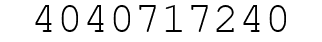 Number 4040717240.
