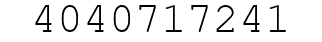 Number 4040717241.
