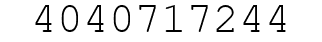 Number 4040717244.