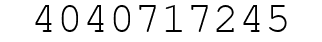 Number 4040717245.