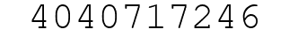 Number 4040717246.