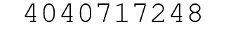 Number 4040717248.