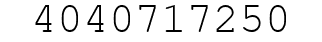 Number 4040717250.
