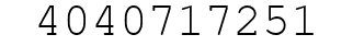 Number 4040717251.