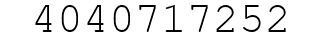 Number 4040717252.